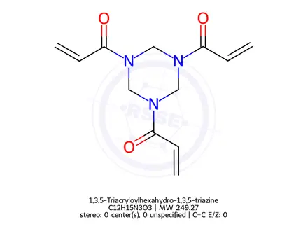 Chemical structure of 1,3,5-Triacryloylhexahydro-1,3,5-triazine