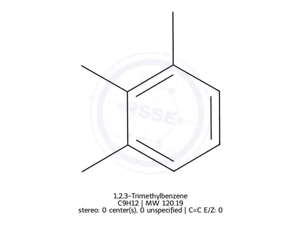 Chemical structure of 1,2,3-Trimethylbenzene