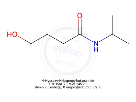 Chemical structure of 4-Hydroxy-N-Isopropylbutanamide