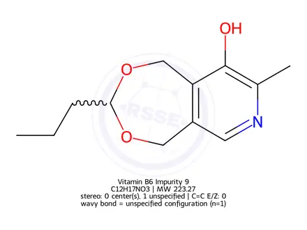 Chemical structure of Vitamin B6 Impurity 9