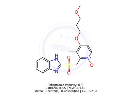Chemical structure of Rabeprazole Impurity I(EP)