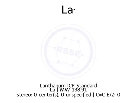 Chemical structure of Lanthanum ICP Standard