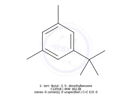 Chemical structure of 1-tert-Butyl-3,5-dimethylbenzene