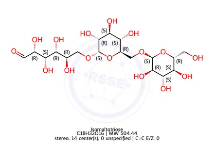 Chemical structure of Isomaltotriose