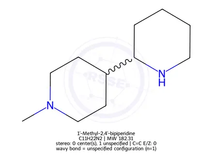 Chemical structure of 1'-Methyl-2,4'-bipiperidine
