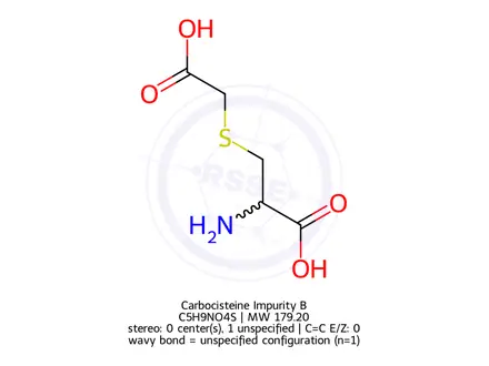 Chemical structure of Carbocisteine Impurity B