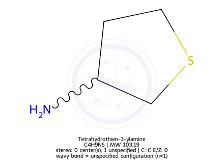 Chemical structure of Tetrahydrothien-3-ylamine