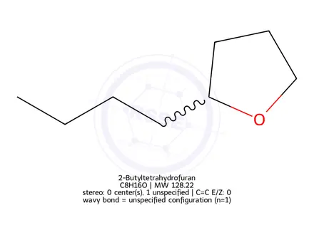 Chemical structure of 2-Butyltetrahydrofuran