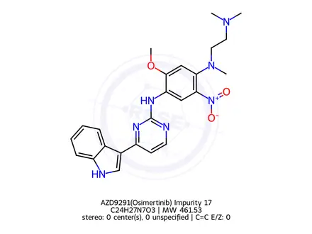 Chemical structure of AZD9291(Osimertinib) Impurity 17