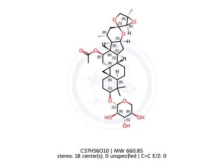 Chemical structure of 27-Deoxyactein