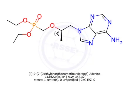 Chemical structure of Diethyl Tenofovir