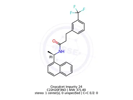Chemical structure of Cinacalcet Impurity 24