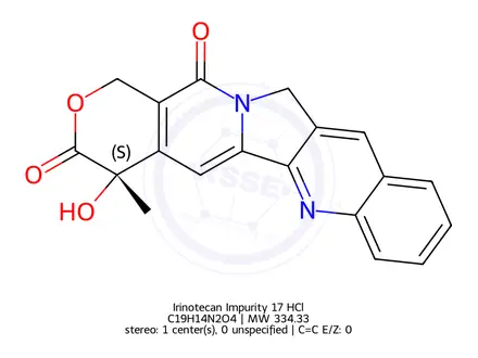 Chemical structure of Irinotecan Impurity 17 HCl