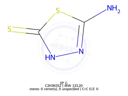Chemical structure of Acetazolamide EP Impurity G