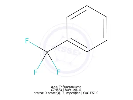 Chemical structure of a,a,a-Trifluorotoluene
