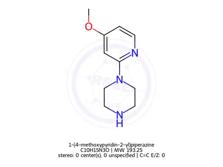 Chemical structure of 1-(4-methoxypyridin-2-yl)piperazine