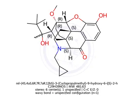 Chemical structure of 10-oxo Buprenorphine