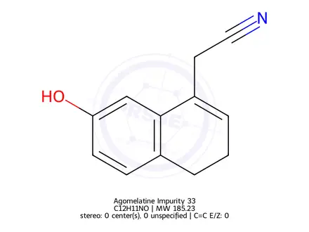 Chemical structure of Agomelatine Impurity 33