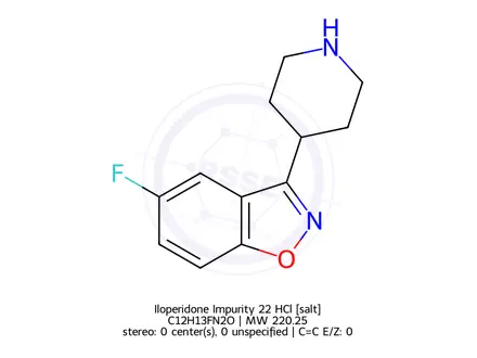 Chemical structure of Iloperidone Impurity 22 HCl