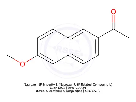 Chemical structure of Naproxen EP Impurity L (Naproxen USP Related Compound L)