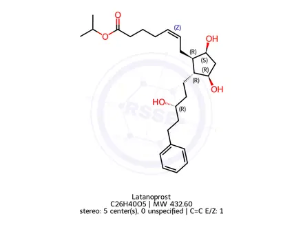 Chemical structure of Latanoprost