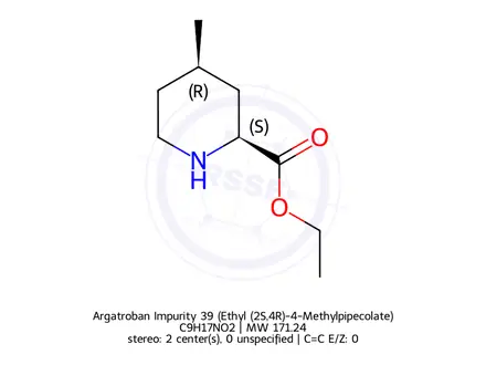 Chemical structure of Argatroban Impurity 21