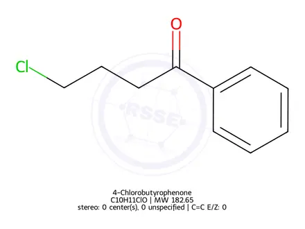 Chemical structure of 4-Chlorobutyrophenone