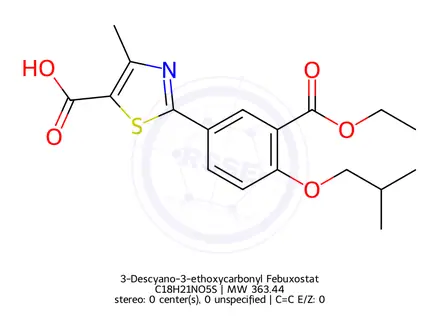 Chemical structure of Febuxostat Impurity 44