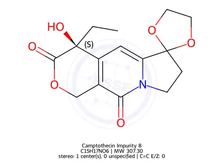 Chemical structure of Camptothecin Impurity 8