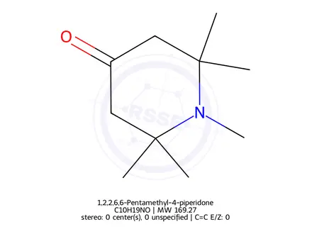 Chemical structure of 1,2,2,6,6-Pentamethyl-4-piperidone