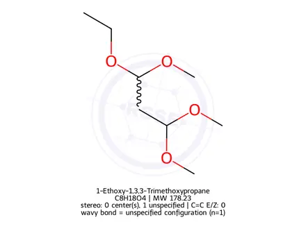 Chemical structure of 1-Ethoxy-1,3,3-trimethoxypropane