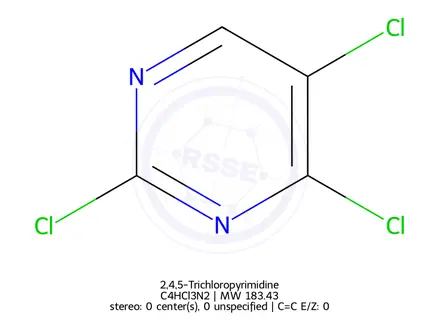 Chemical structure of 2,4,5-Trichloropyrimidine