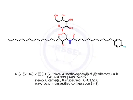 Chemical structure of N-(2-((2S,4R)-2-(((S)-1-(2-Chloro-4-methoxyphenyl)ethyl)carbamoyl)-4-hydroxypyrrolidin-1-yl)-2-oxoethyl)-6-fluoroquinoline-2-carboxamide