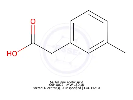 Chemical structure of M-Toluene acetic Acid