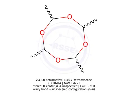 Chemical structure of Metaldehyde