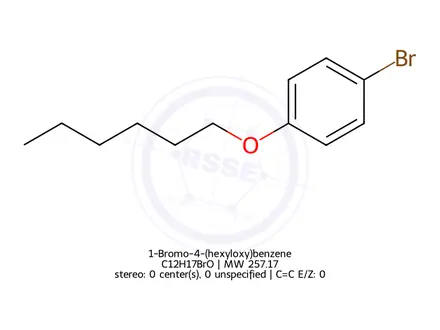 Chemical structure of 1-Bromo-4-(hexyloxy)benzene