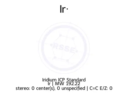 Chemical structure of Iridium ICP Standard