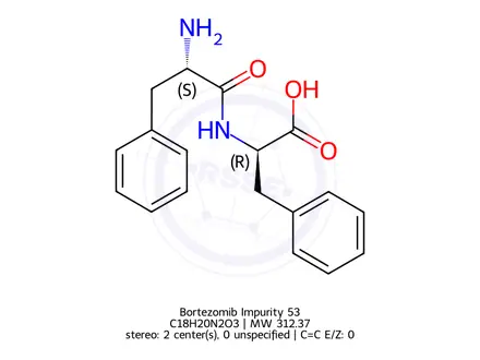 Chemical structure of Bortezomib Impurity 53