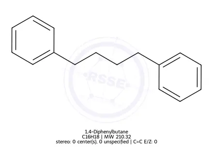Chemical structure of 1,4-Diphenylbutane
