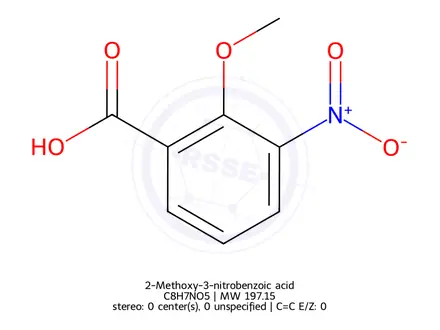 Chemical structure of 2-Methoxy-3-nitrobenzoic acid