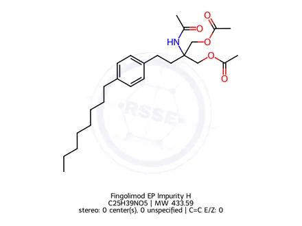 Chemical structure of Fingolimod EP Impurity H