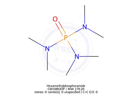 Chemical structure of Hexamethylphosphoramide