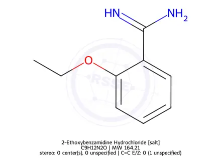 Chemical structure of 2-Ethoxybenzamidine Hydrochloride
