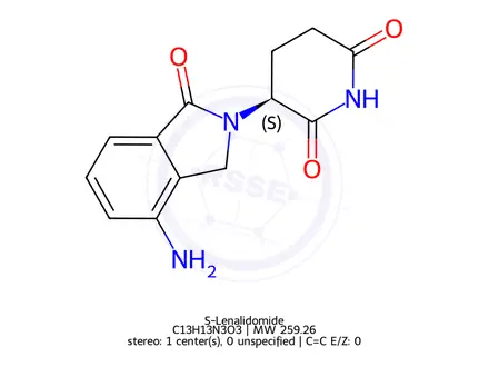 Chemical structure of S-Lenalidomide