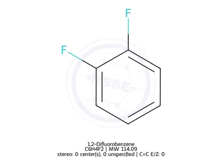Chemical structure of 1,2-Difluorobenzene