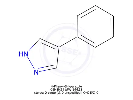 Chemical structure of 4-Phenyl-1H-pyrazole