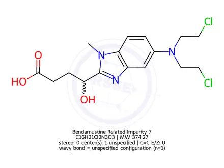 Chemical structure of Bendamustine Related Impurity 7