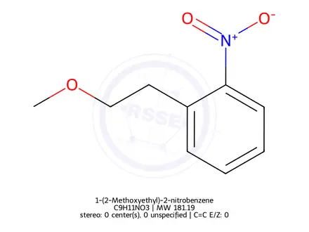 Chemical structure of 1-(2-Methoxyethyl)-2-nitrobenzene