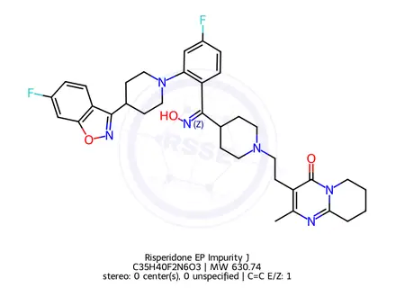 Chemical structure of Risperidone EP Impurity J
