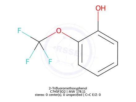 Chemical structure of 2-Trifluoromethoxyphenol